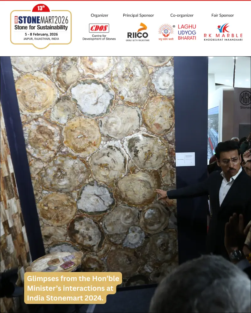 Stonemart Stall inauguration at MarmoMac, Verona | India Stonemart 2026