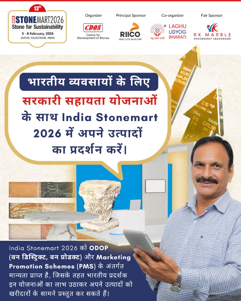Grow at India Stonemart 2026 with government market access support ...